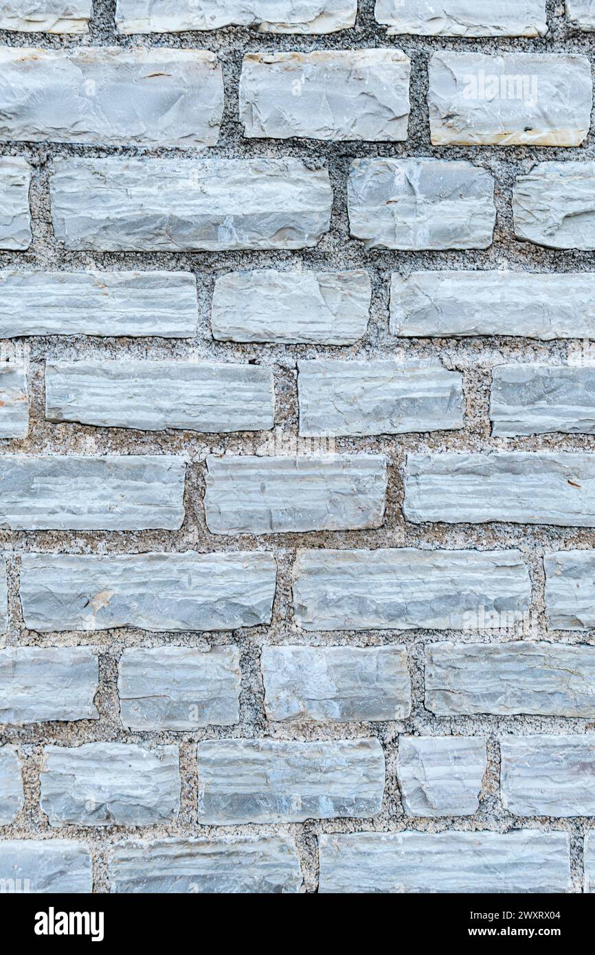 Texture d'un vieux mur en pierre Banque D'Images