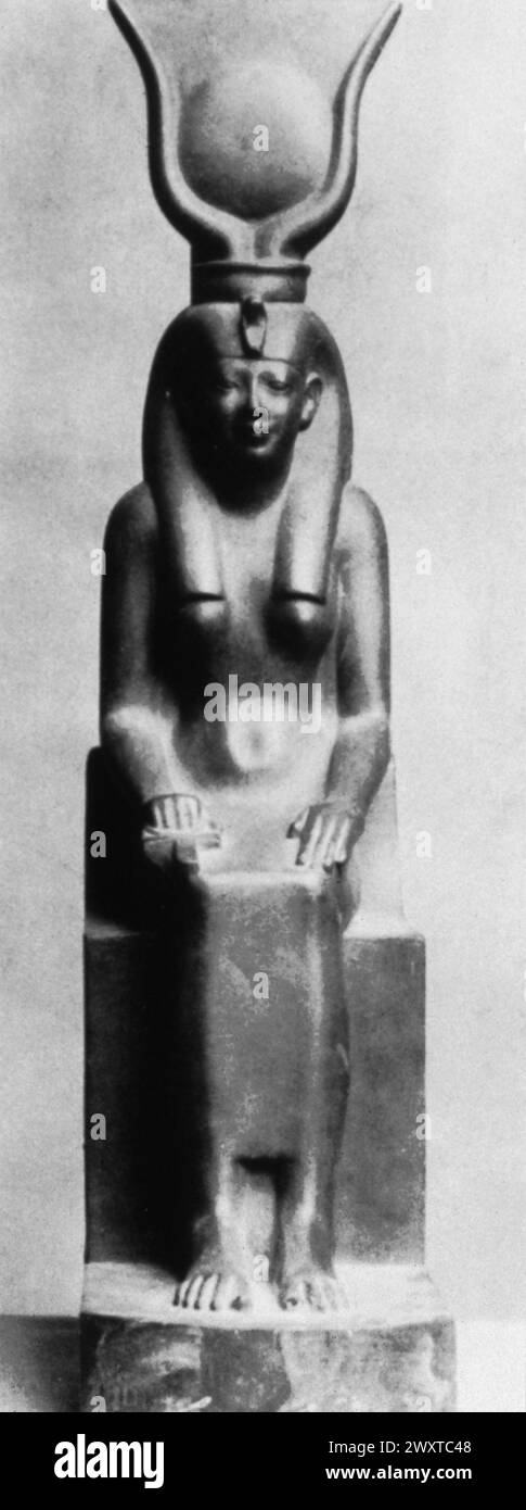 Statuette de la déesse égyptienne Isis, Égypte Banque D'Images