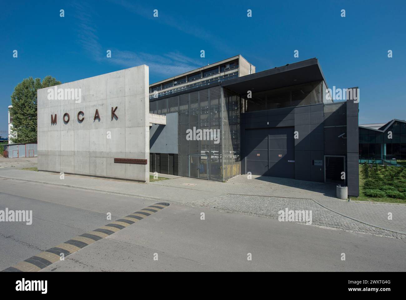 Musée d'art contemporain à Kraków MOCAK, Cracovie, Pologne Banque D'Images