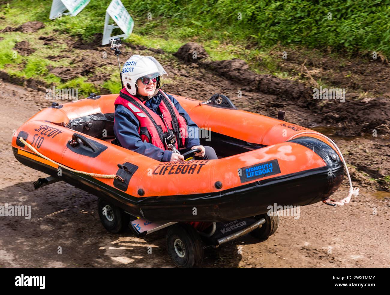 Otterton Soap Box Derby. Banque D'Images