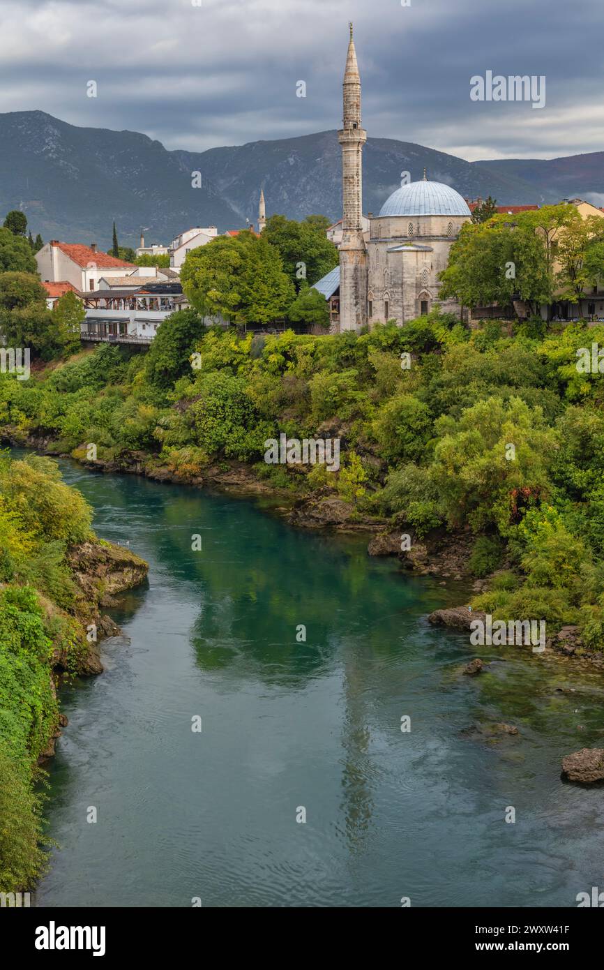 Mosquée Koski Mehmed Pacha, 1619, Mostar, Bosnie Banque D'Images