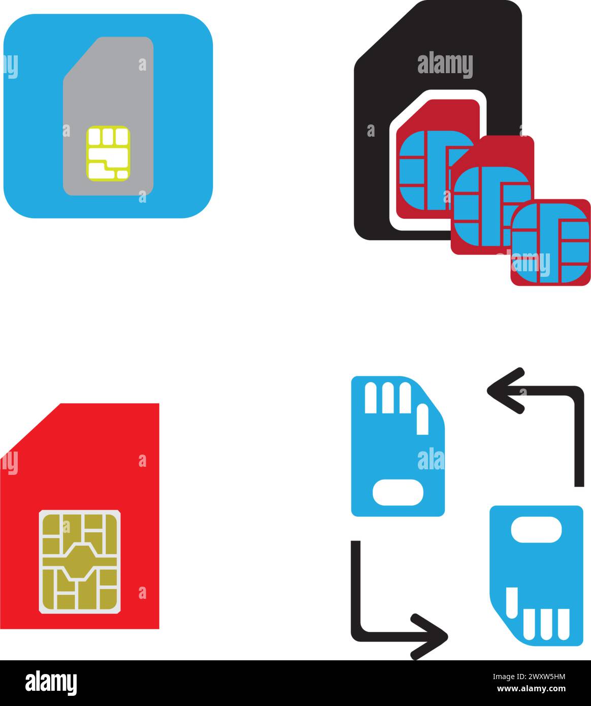 Carte, GSM, mobile, téléphone, carte sim, carte sim, modèle de logo de téléphone vectoriel icône conception d'illustration Illustration de Vecteur