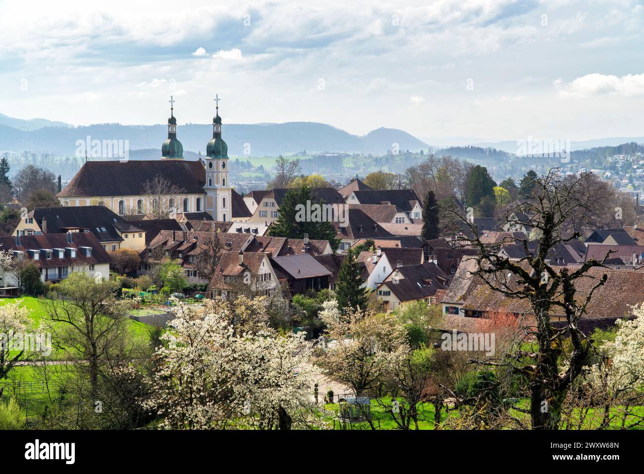 Europe, Suisse, Baselland, Baselbiet, Birseck, Birsecktal, Arlesheim, Arlesheim BL Banque D'Images