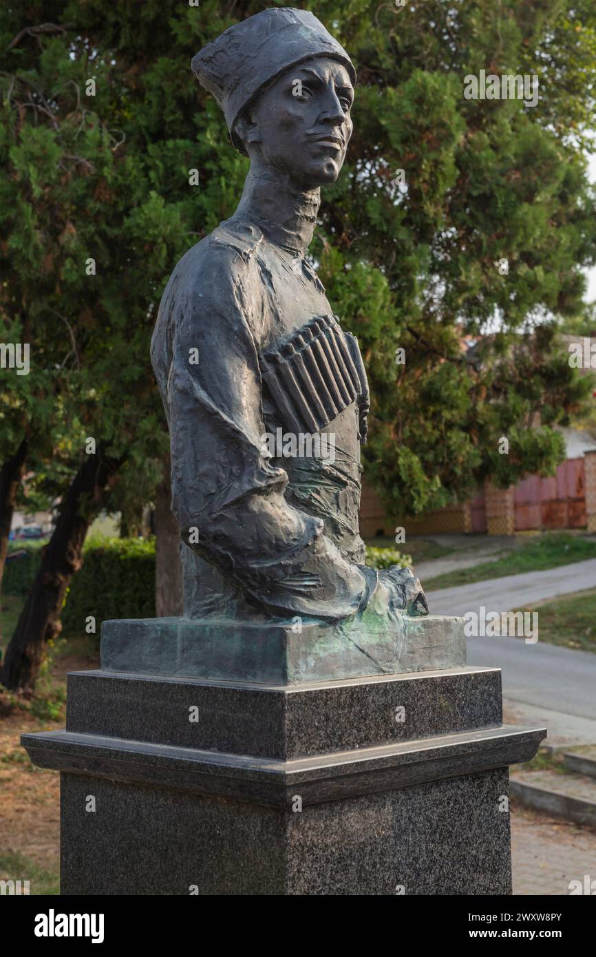 Monument au général russe Pyotr Wrangel, Sremski Karlovci, Voïvodine, Serbie Banque D'Images