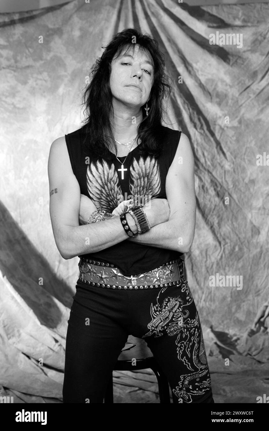 ACE Frehley à Oakland, Californie en 1990 crédit : Ross Pelton/MediaPunch Banque D'Images