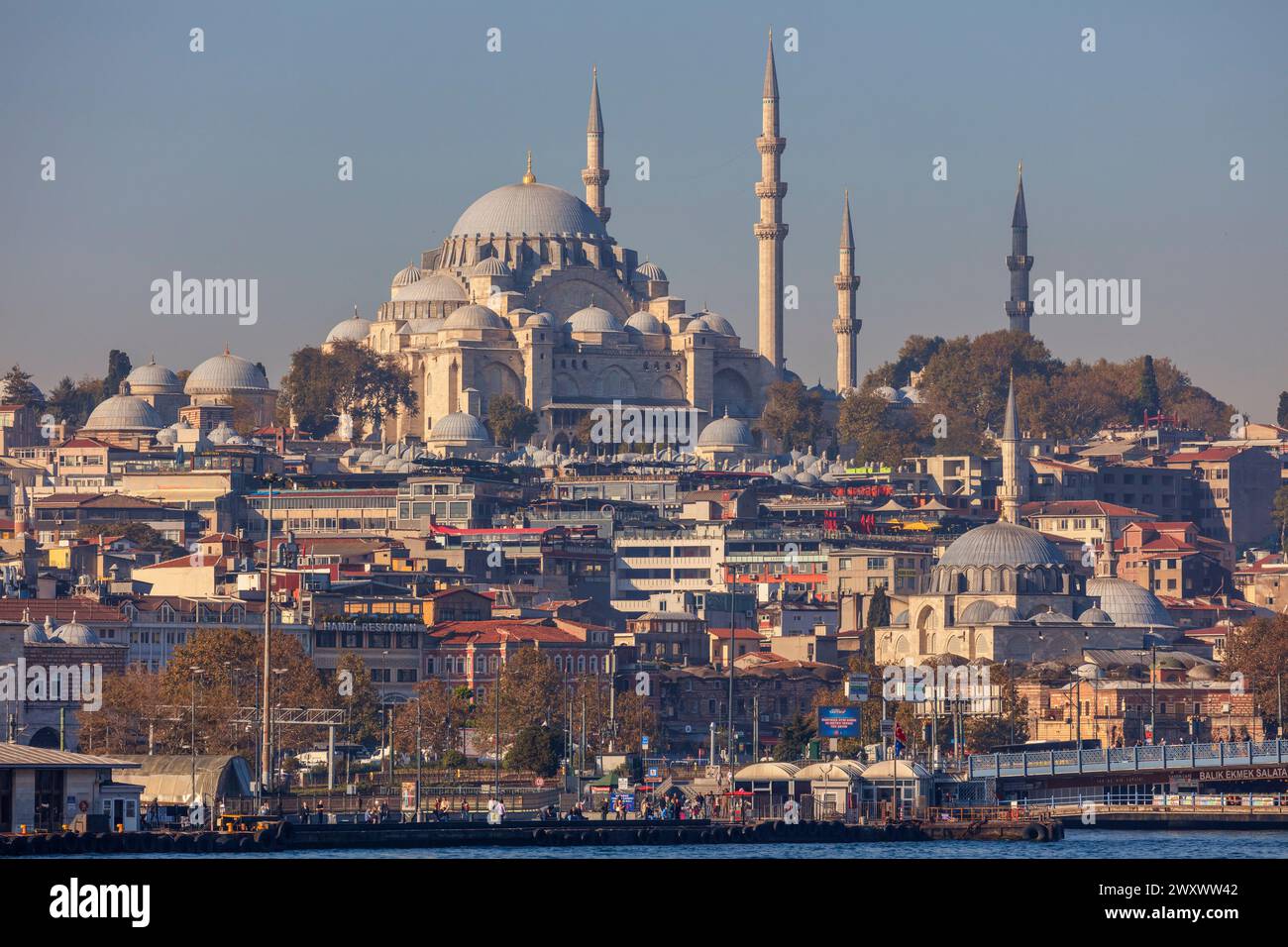 La Mosquée de Sultanahmet, la Mosquée Bleue, Istanbul, Turquie Banque D'Images