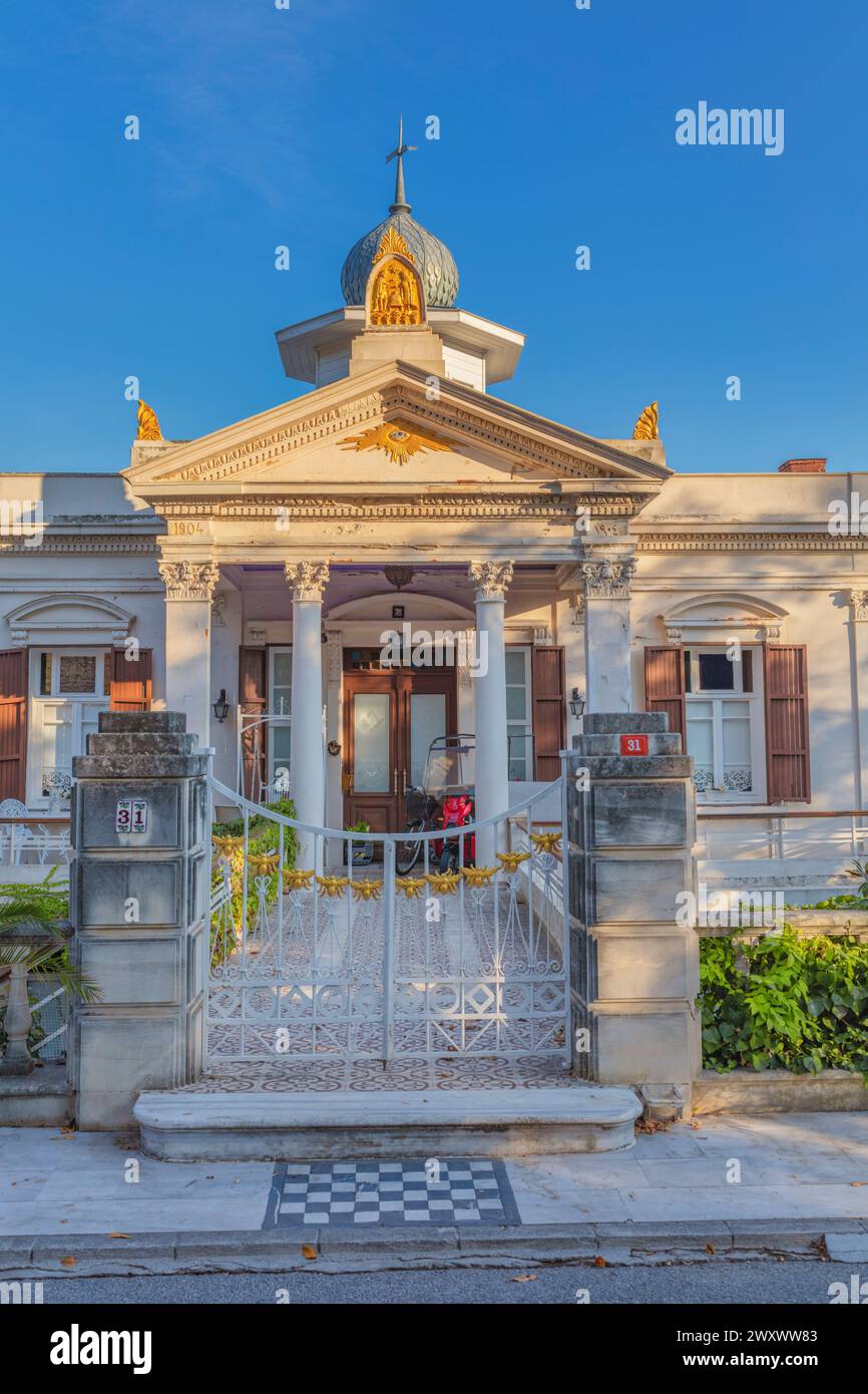 Maison vintage, îles des Princes, Adalar, Istanbul, Turquie Banque D'Images