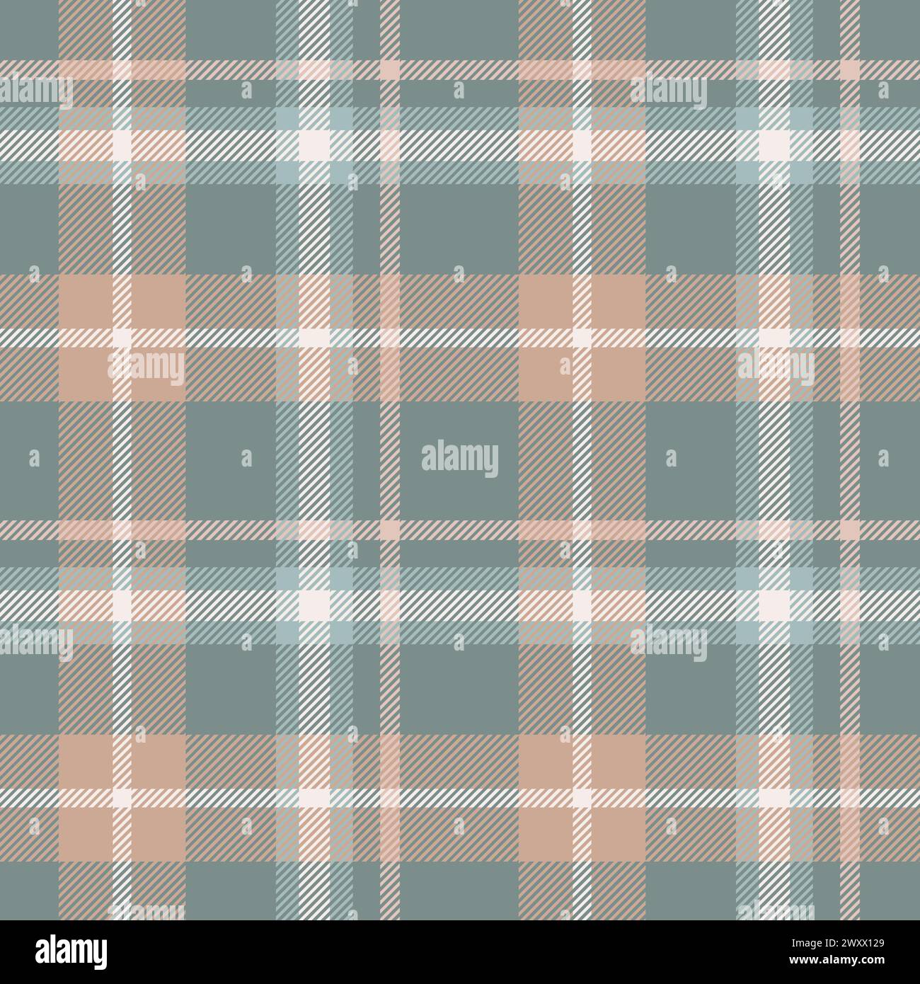 Motif écossais sans couture. Carreaux confortables. Motif à carreaux de tartan répétés. Flanelle d'automne écossaise répétée. Imprimé tissu Madras. Treillis de laine neutre Illustration de Vecteur