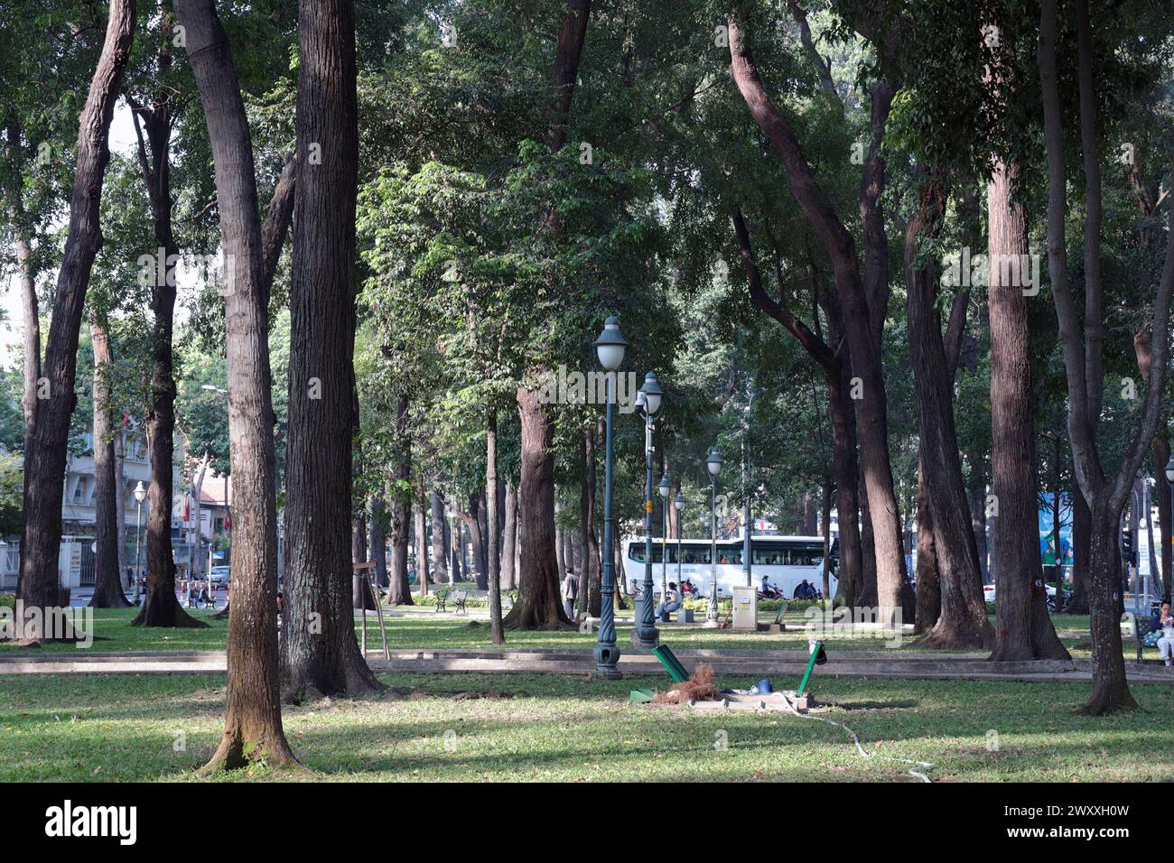 Avril 30 Parc, Ho Chi Minh ville (Saigon), Vietnam Banque D'Images