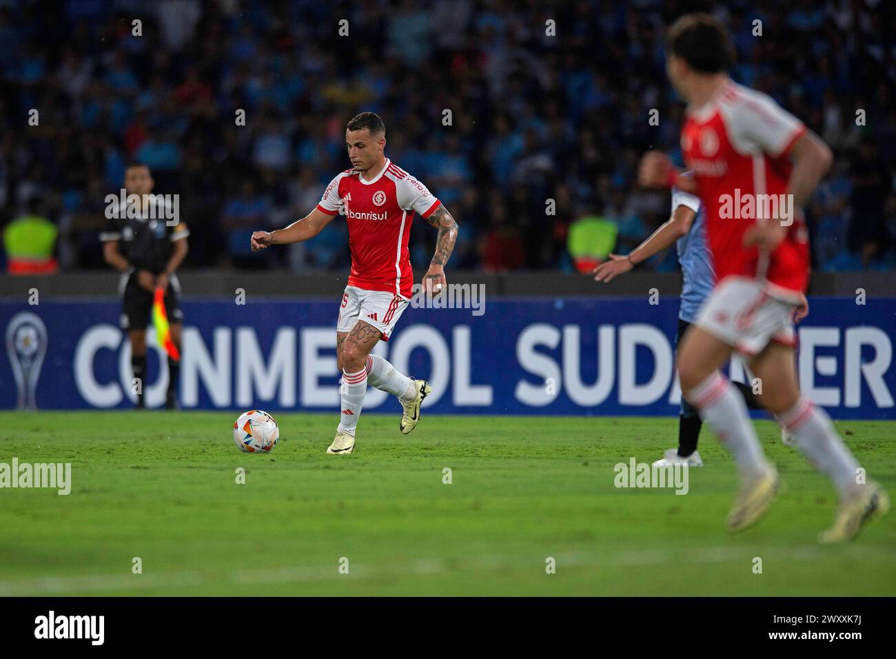 2 avril 2024 : Estádio Mario Alberto Kempes, Córdoba, Argentine : Bruno Gomes de Internacional, pendant Belgrano et Internacional, 1er tour du groupe c de la Copa Sul-America 2024, Banque D'Images