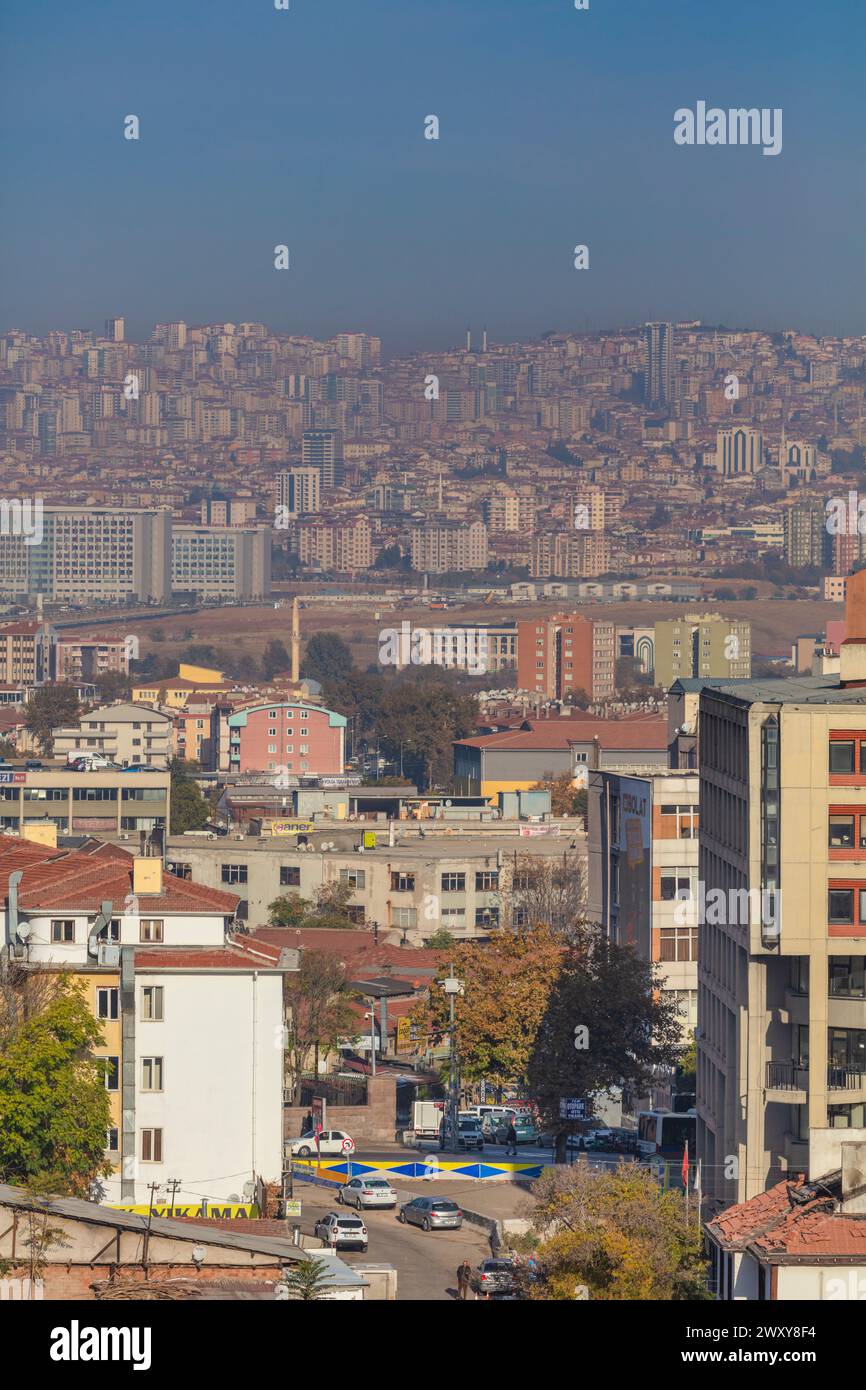 Paysage urbain d'Ankara, Turquie Banque D'Images
