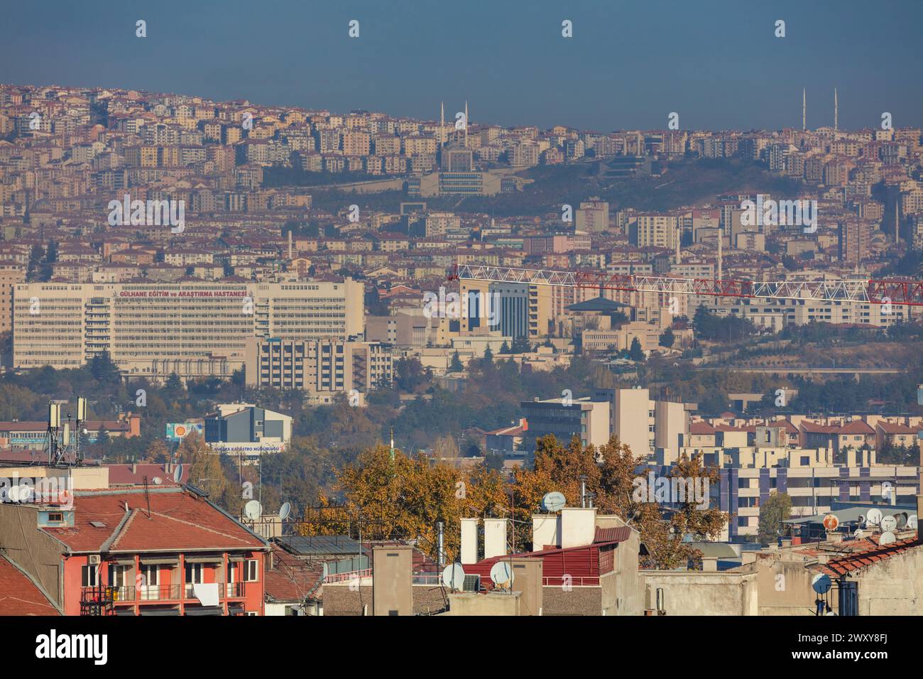 Paysage urbain d'Ankara, Turquie Banque D'Images