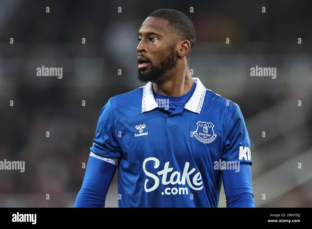 Beto of Everton lors du match de premier League Newcastle United vs Everton à préparé James's Park, Newcastle, Royaume-Uni, 2 avril 2024 (photo Mark Cosgrove/News images) Banque D'Images