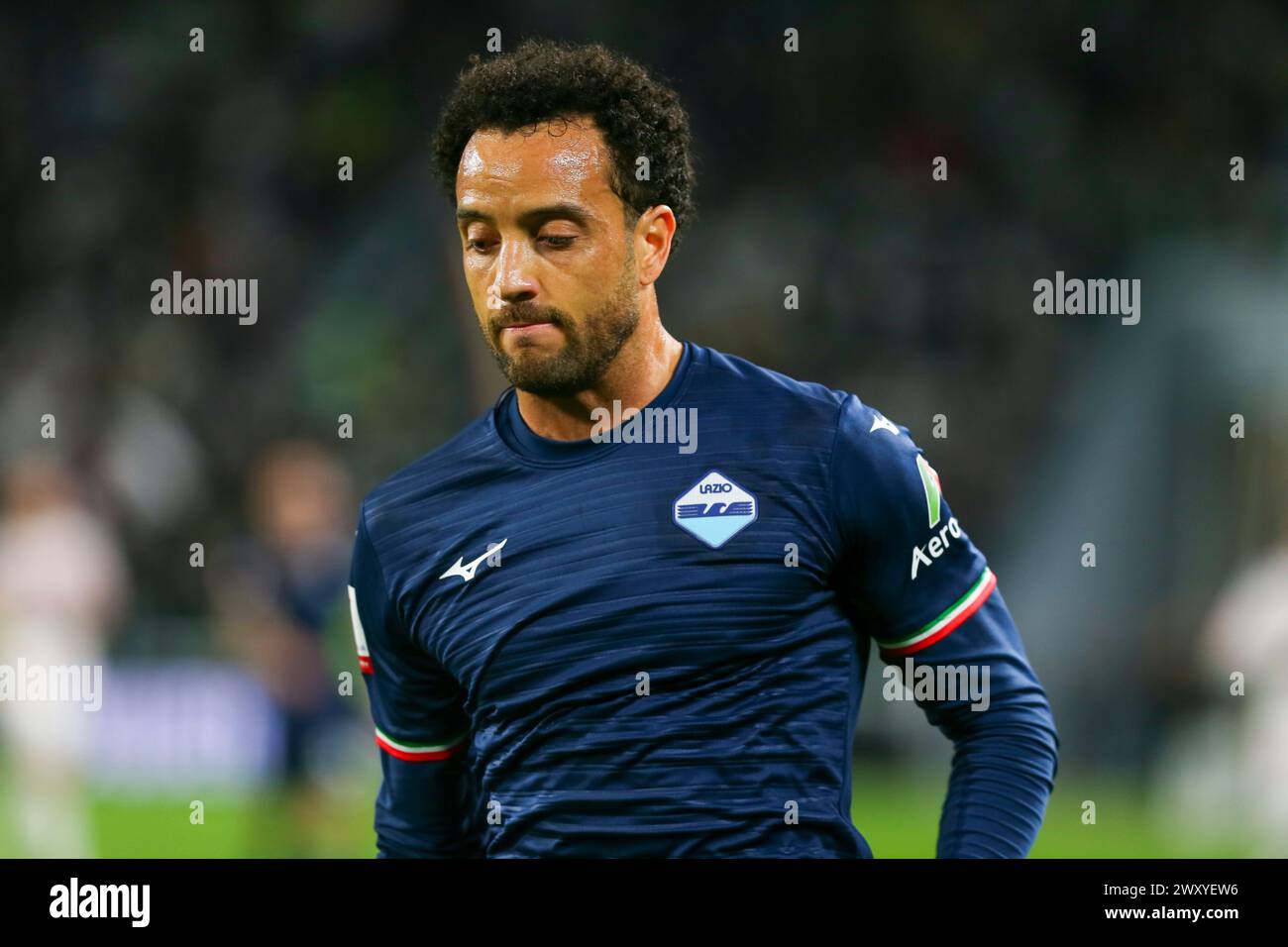 Felipe Anderson lors du match de la Coppa Italia entre le Juventus FC et le SS Lazio au stade Allianz le 2 avril 2024 à Turin, en Italie. Banque D'Images