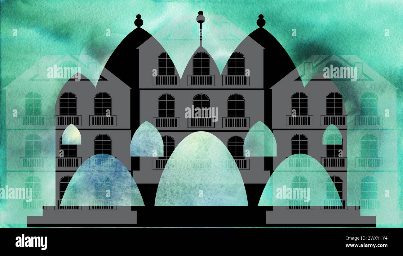 Bâtiment Illustration de Vecteur