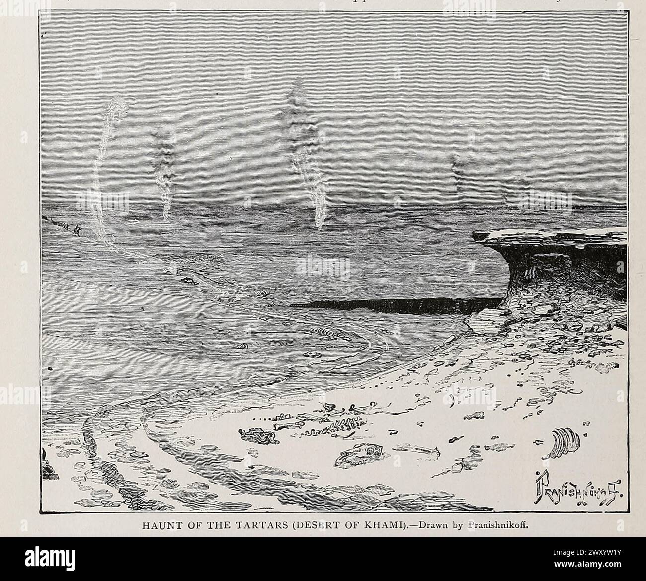 HAUNT OF THE TARTARES DESERT OF Khami from Cyclopedia Universal history : embrassant la présentation la plus complète et la plus récente du sujet en deux parties principales ou divisions de plus de six mille pages par John Clark Ridpath, 1840-1900 date de publication 1895 Éditeur Boston : Balch Bros Volume 7 histoire de l'homme Banque D'Images