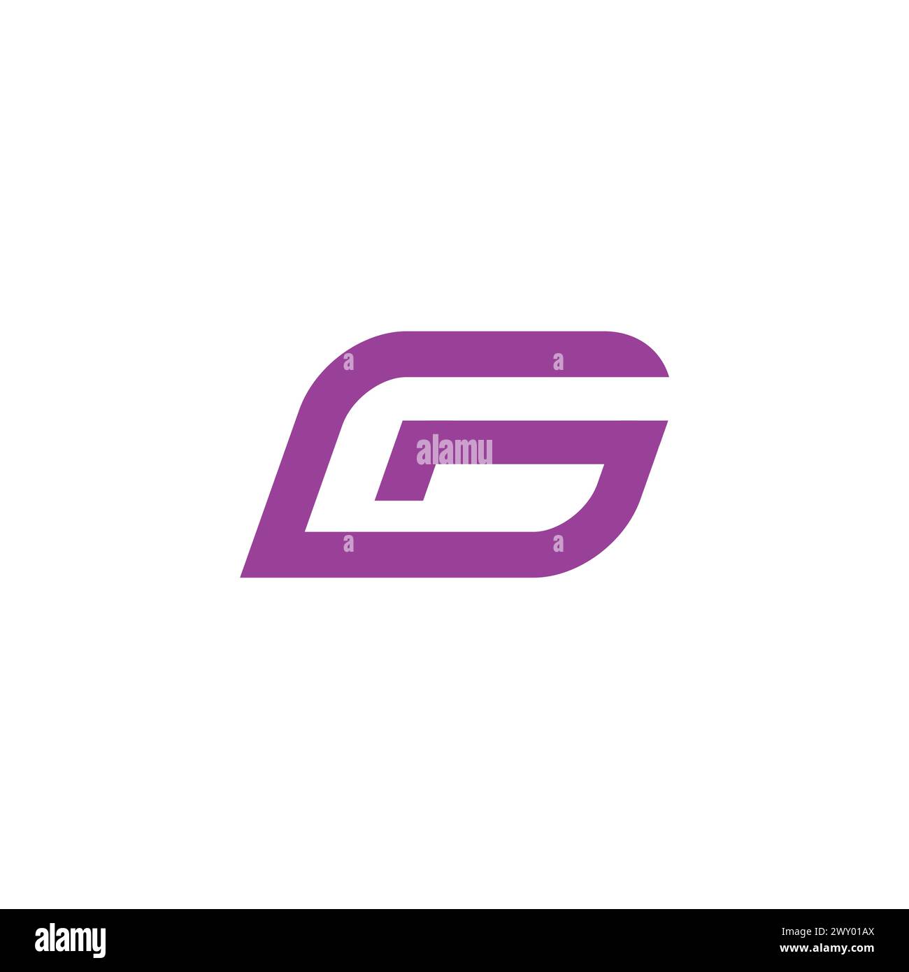 Logo G Design simple. Icône lettre G. Illustration de Vecteur