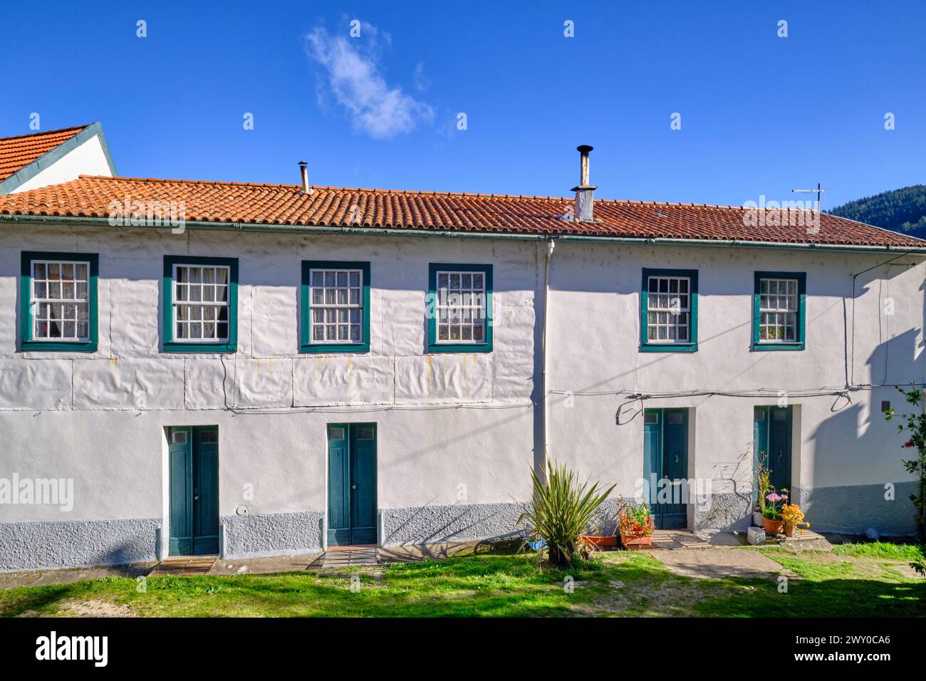 Maison traditionnelle de Valhelhas. Manteigas, Parc naturel de la Serra da Estrela. Portugal Banque D'Images