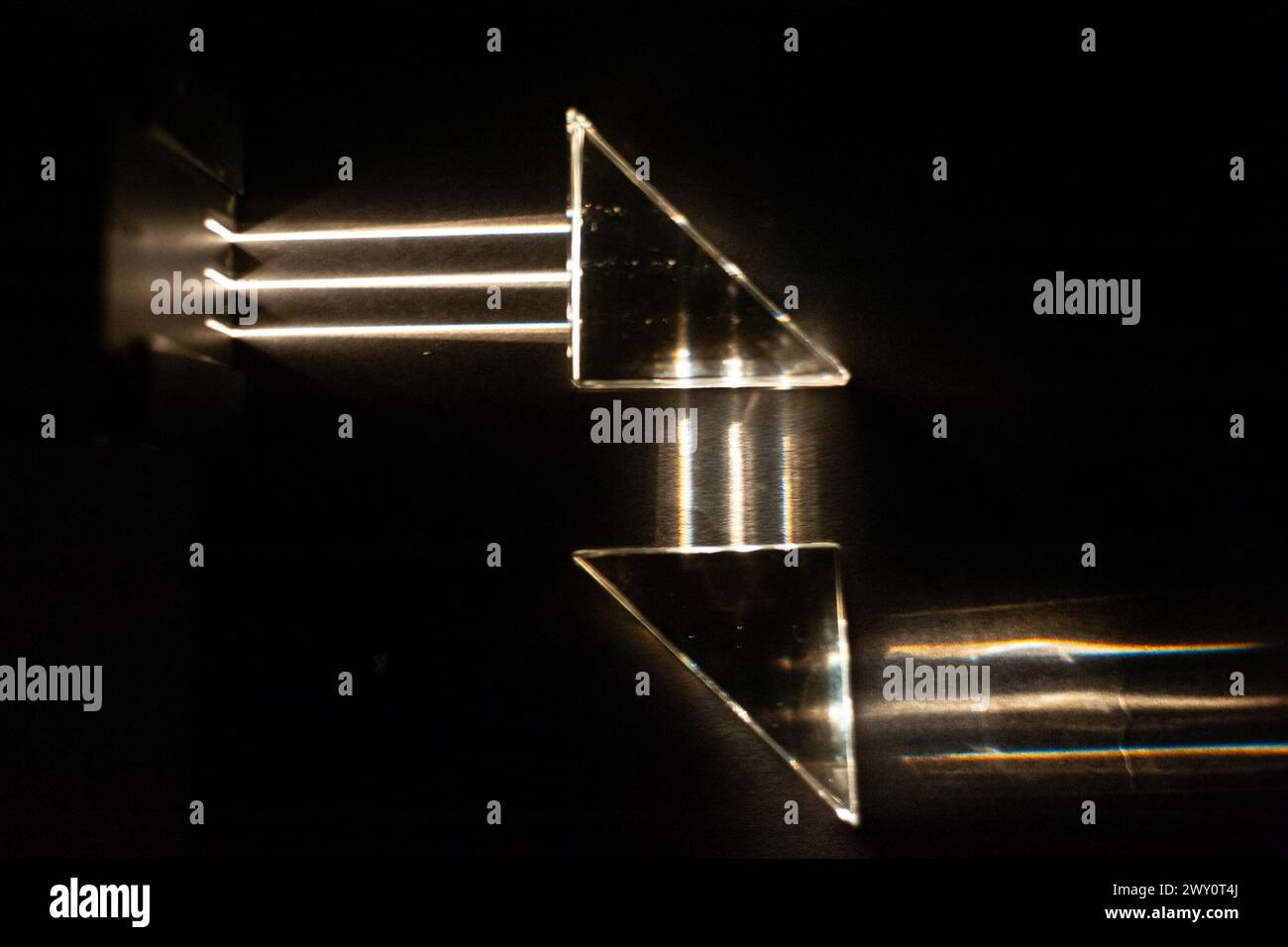 Démonstration du fonctionnement d'un périscope Banque D'Images