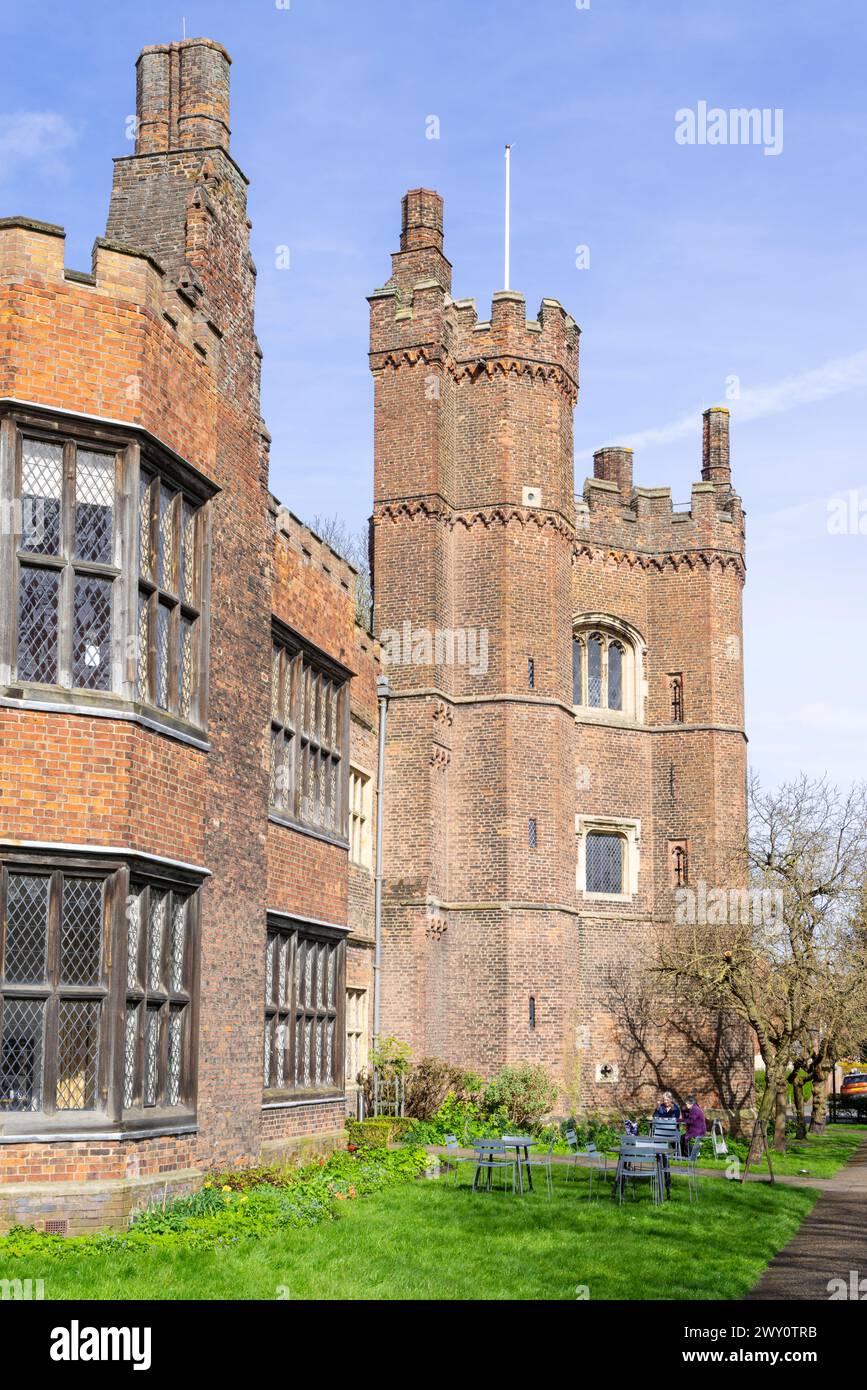 Gainsborough Old Hall manoir médiéval extérieur Gainsborough Lincolnshire Angleterre Royaume-Uni GB Europe Banque D'Images