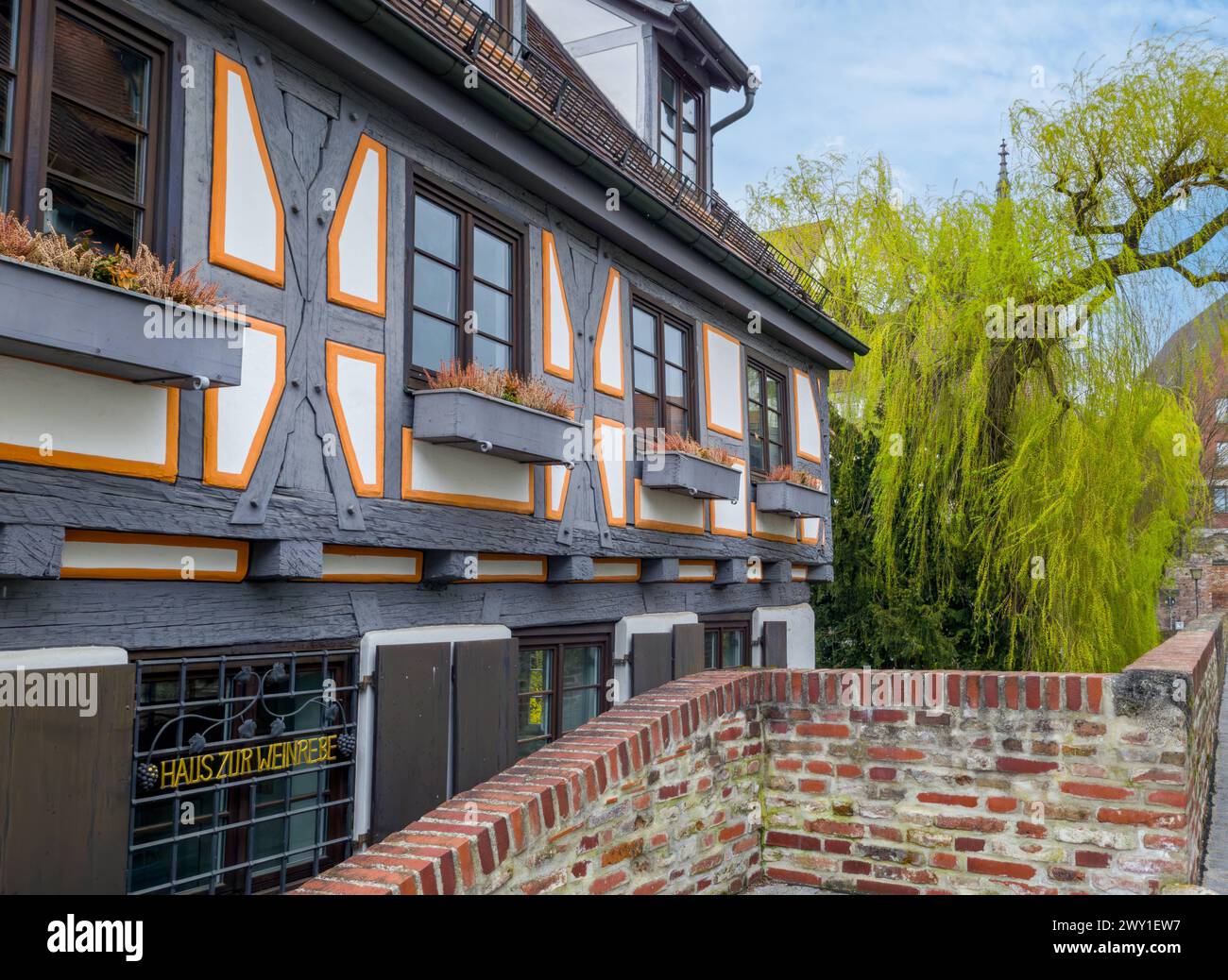 Alte Fachwerkhäuser im Fischerviertel, Ulm, Baden-Württemberg, Deutschland Alte Fachwerkhäuser im Fischerviertel, Ulm, Baden-Württemberg, Deutschland Banque D'Images