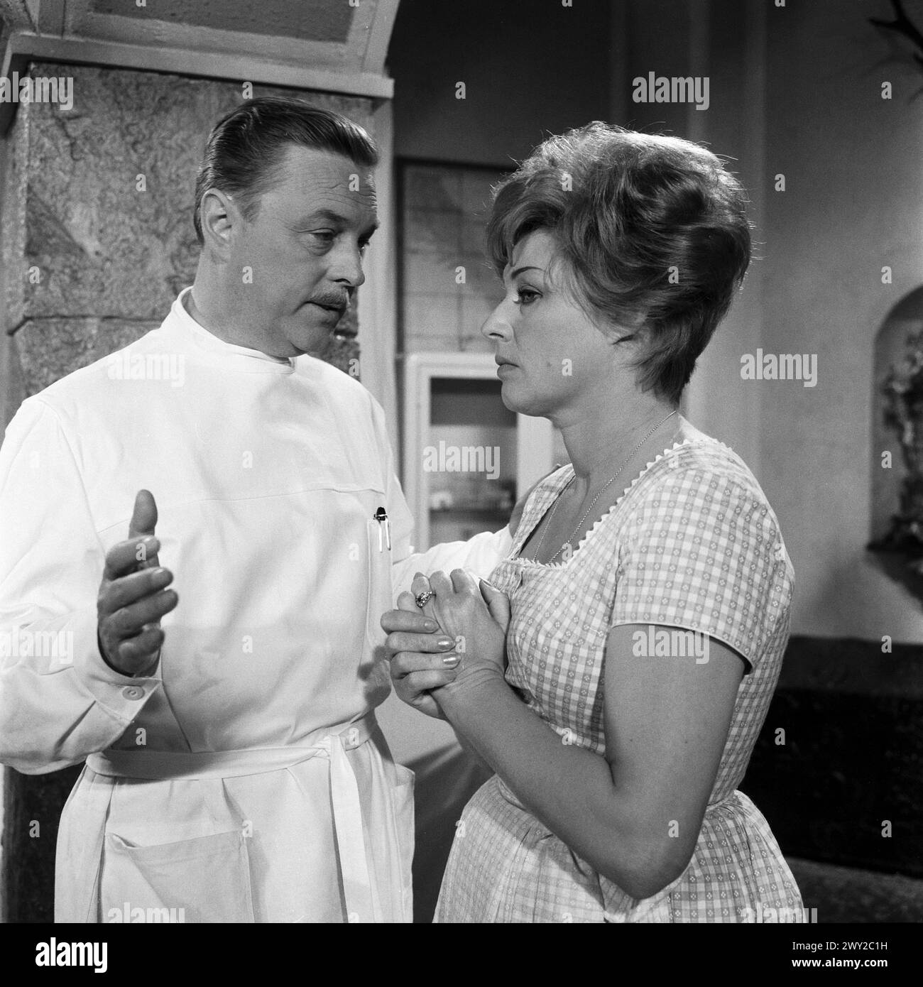 Ferien vom Ich, Spielfilm, Deutschland 1963, Regie : Hans Grimm, Darsteller : Hans Holt, Elfie Pertramer Banque D'Images