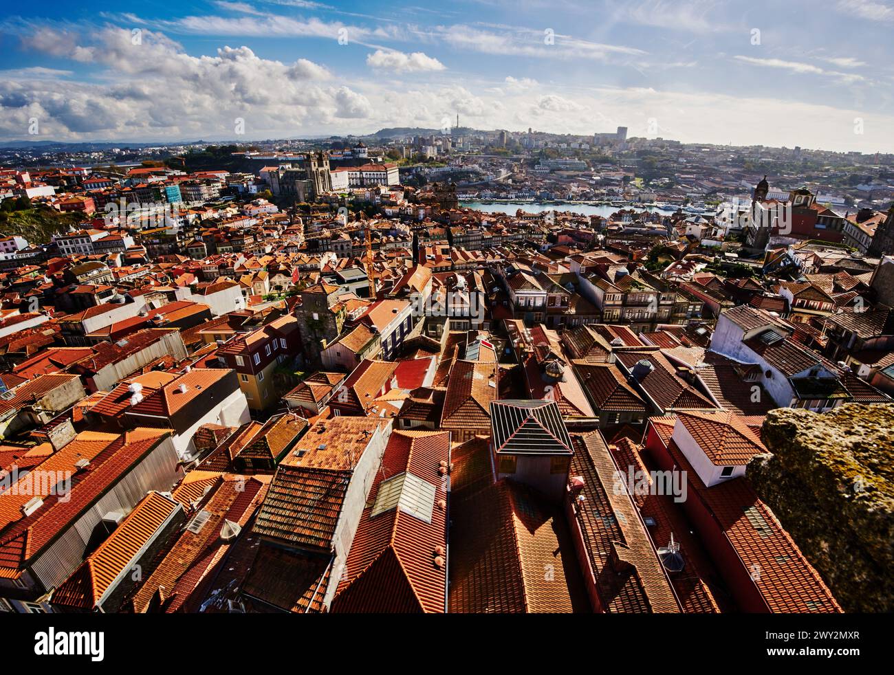 Paysage de Porto, Porto, Portugal, Lisbonne, Europe Banque D'Images