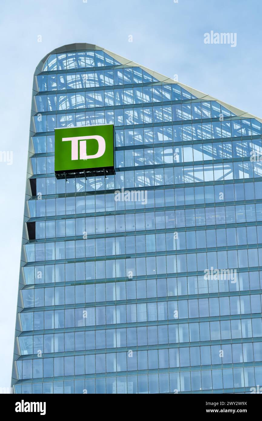 Nouveau gratte-ciel TD Terrace à Toronto, Canada Banque D'Images