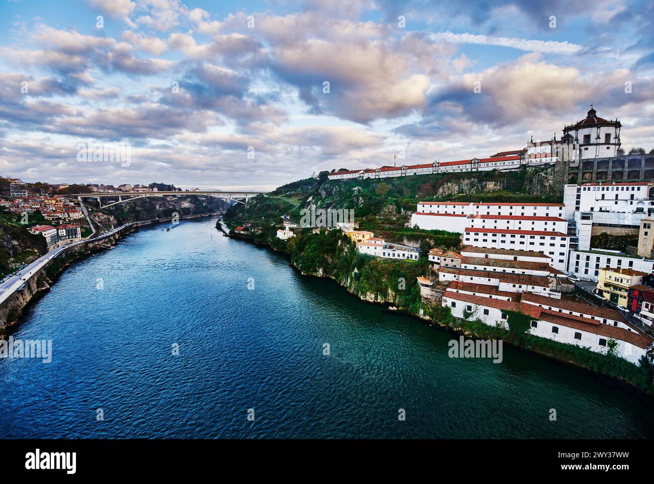 Paysage de Porto et du fleuve Douro, Porto, Portugal, Lisbonne, Europe Banque D'Images
