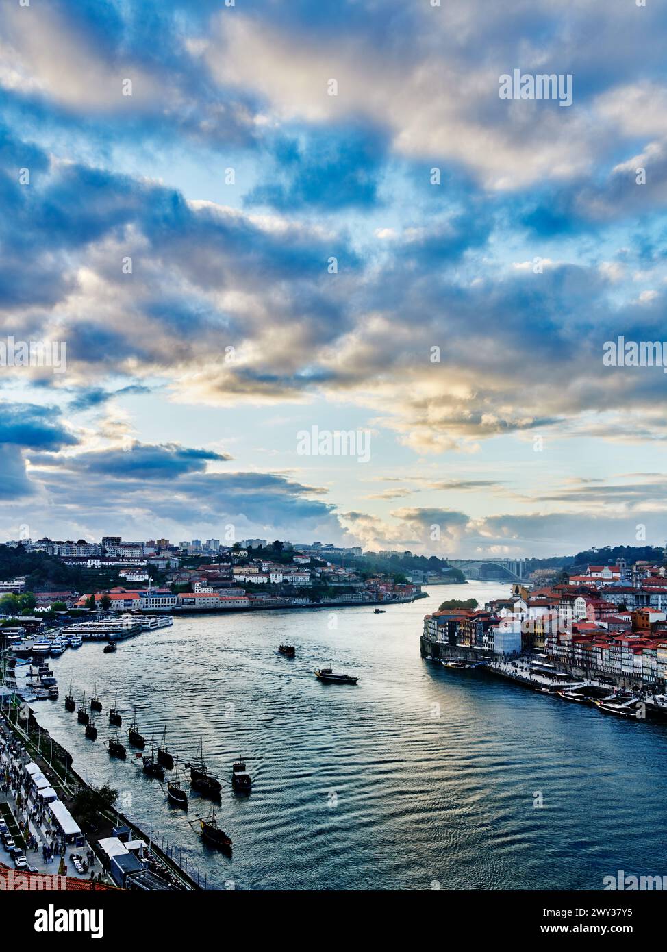 Paysage de Porto et du fleuve Douro, Porto, Portugal, Lisbonne, Europe Banque D'Images