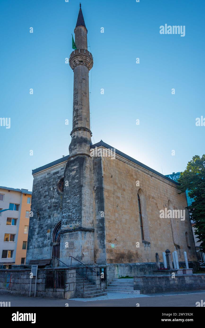 Mosquée Fethija à Bihac, Bosnie-Herzégovine Banque D'Images