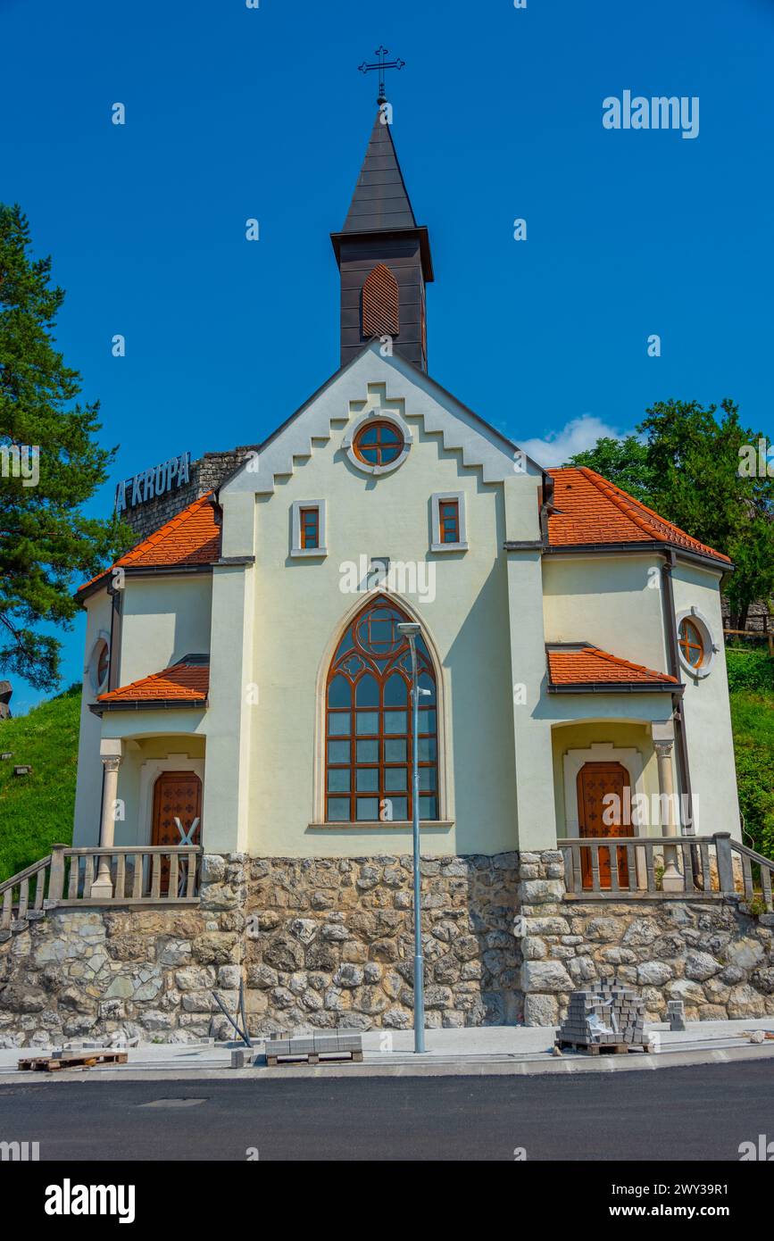 Église de Sainte Vierge marie à Bosanska Kurpa en Bosnie-Herzégovine Banque D'Images