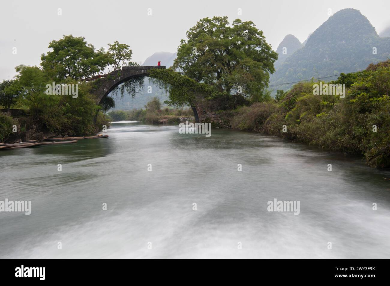 Paysage de Guilin, chine Banque D'Images