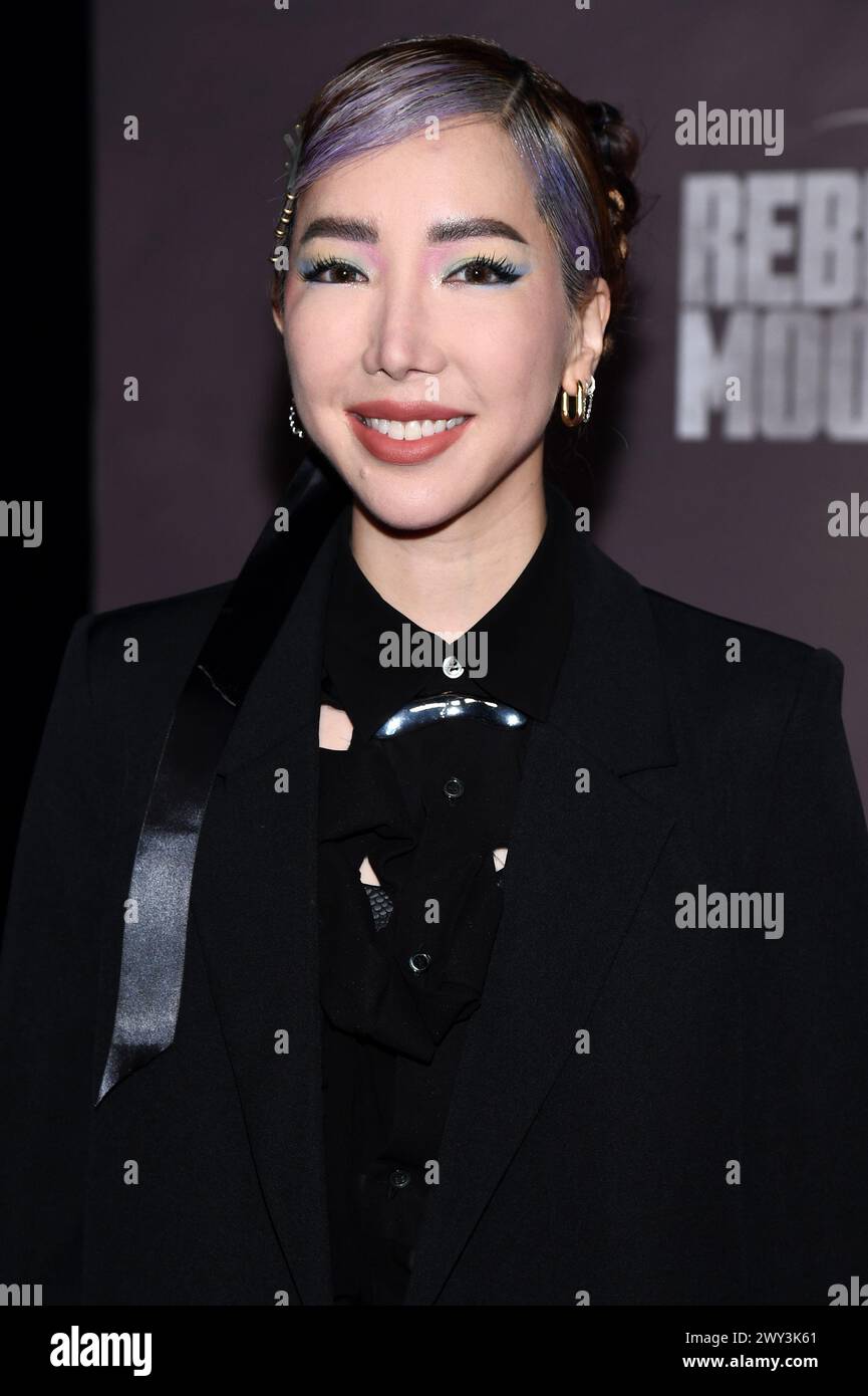 New York, États-Unis. 03rd Apr, 2024. TOKiMONSTA assiste au lancement de l'album 'Rebel Moon - part Two : The Scargiver' de Netflix au Knockdown Center, dans le quartier New-yorkais de Queens, NY, le 3 avril 2024. (Photo par Anthony Behar/Sipa USA) crédit : Sipa USA/Alamy Live News Banque D'Images