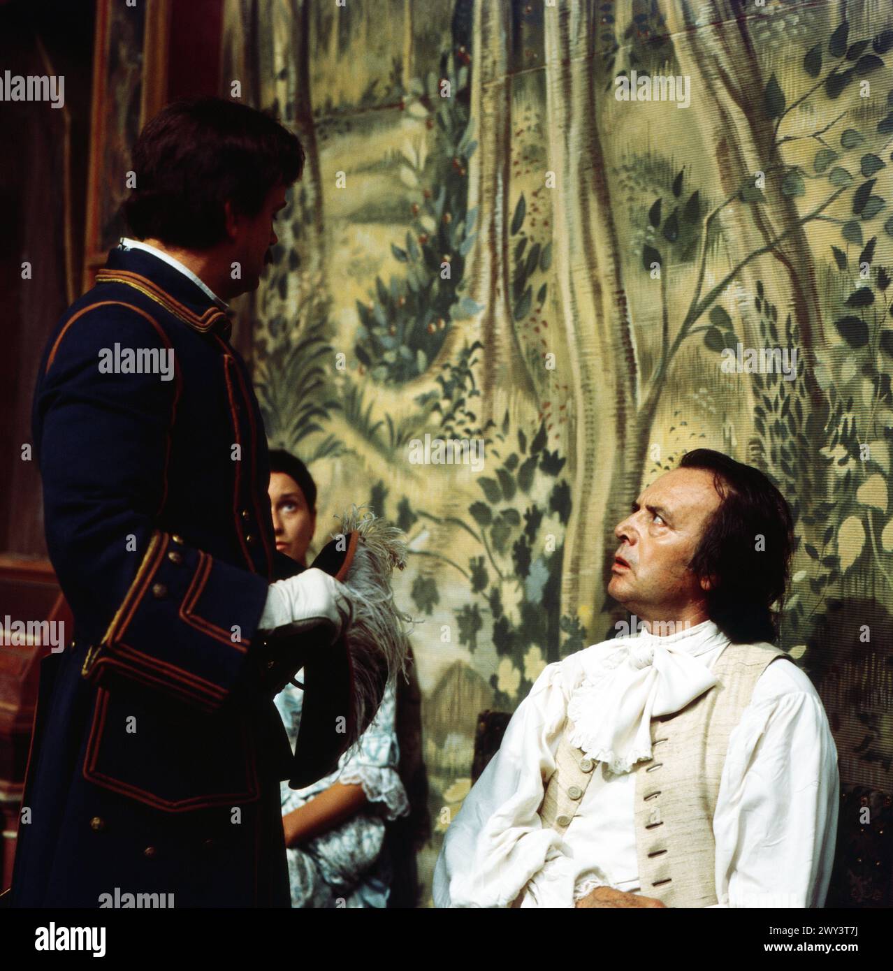 Der Menschenfeind, Fernsehfilm nach der Komödie von Molière als Aufzeichung aus dem Thalia Theater in Hamburg, Deutschland 1976, Régie : Rudolf Noelte, Darsteller : Will Quadflieg Banque D'Images