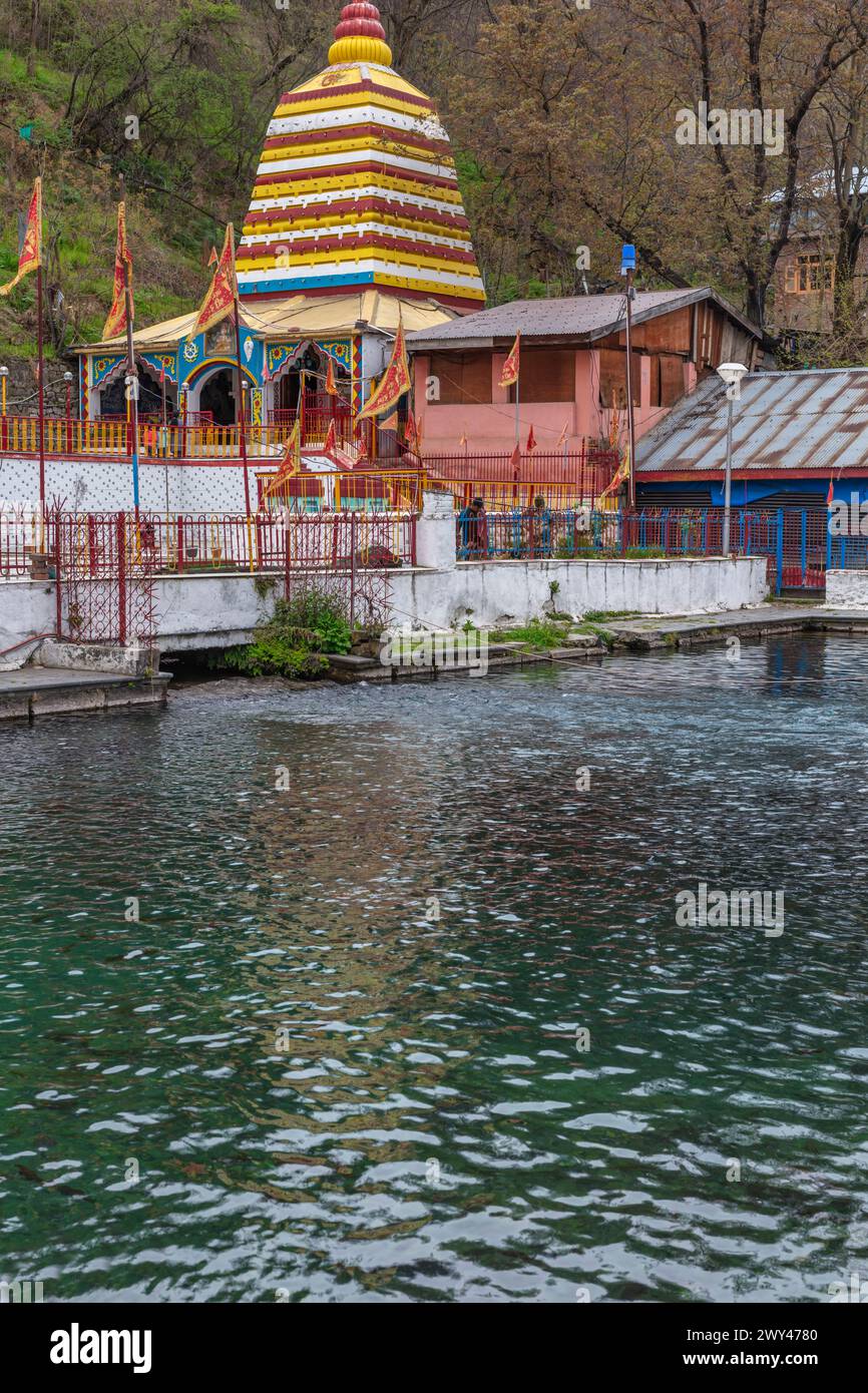 Temple Mattan, Pahalgam, Cachemire, Inde Banque D'Images