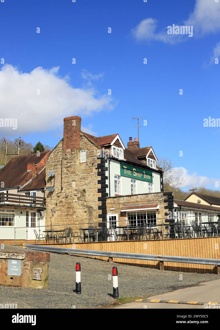 The Ship inn, Highley, Shropshire, Angleterre, Royaume-Uni. Banque D'Images