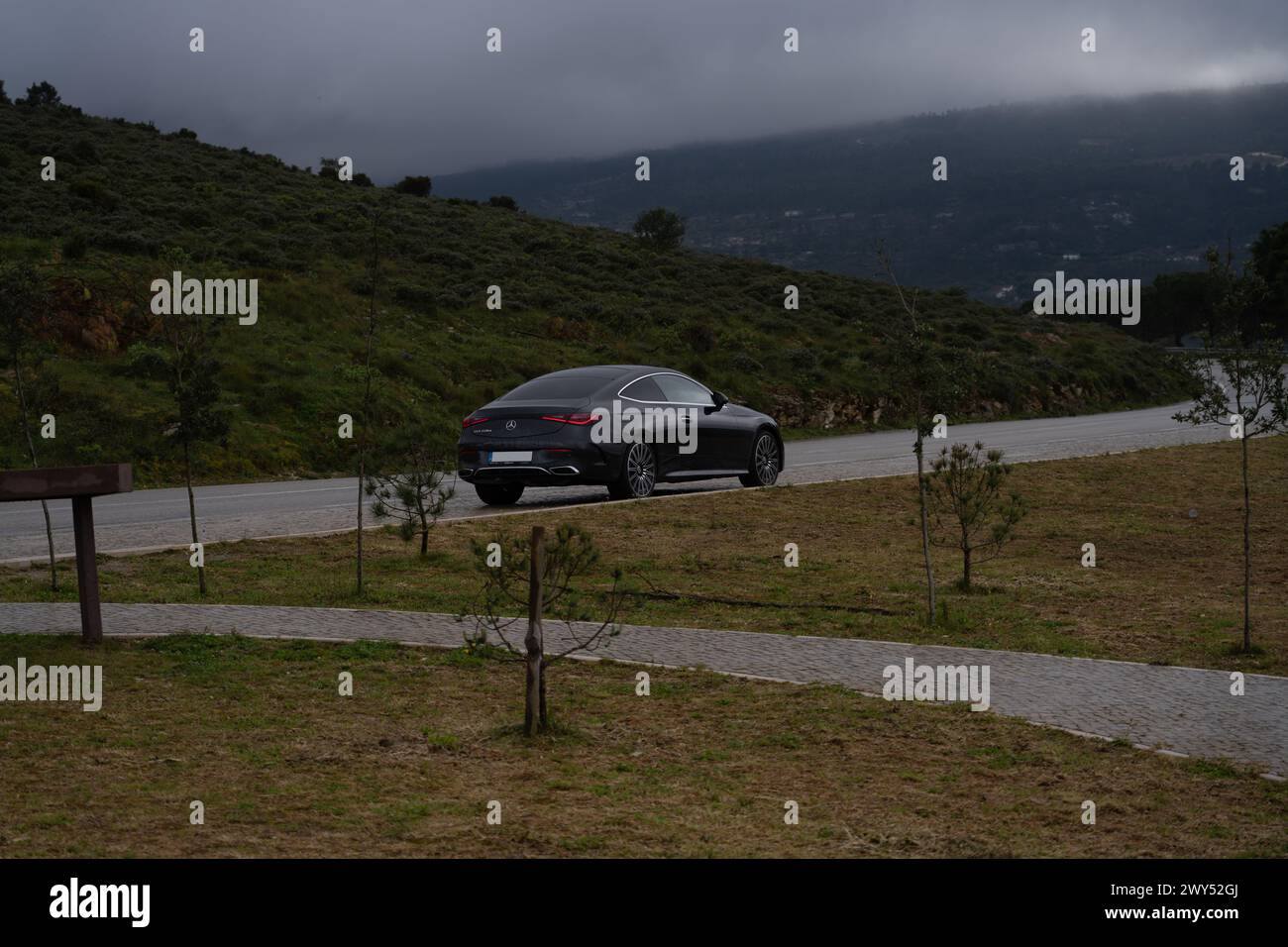 Mercedes CLE. Le nouveau coupé de mercedes. Banque D'Images