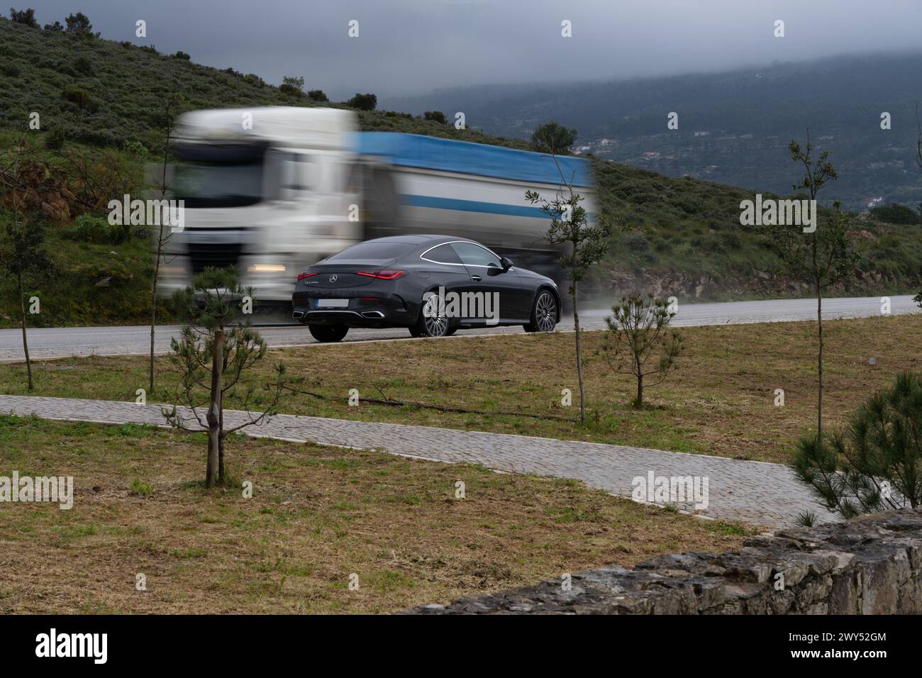 Mercedes CLE. Le nouveau coupé de mercedes. Banque D'Images