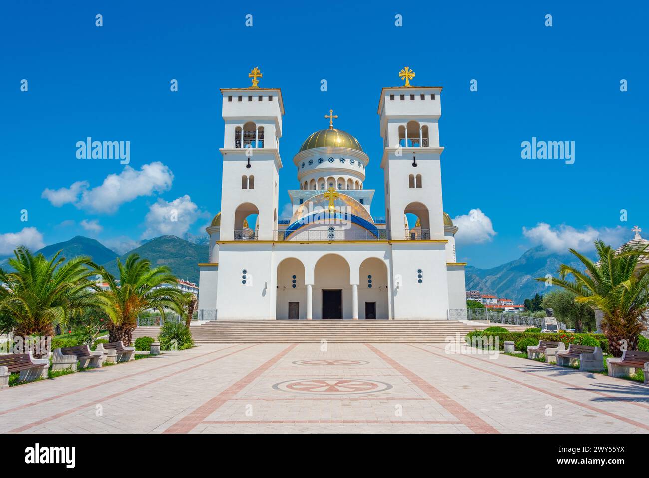 Église de. Jovan Vladimir à Bar, Monténégro Banque D'Images