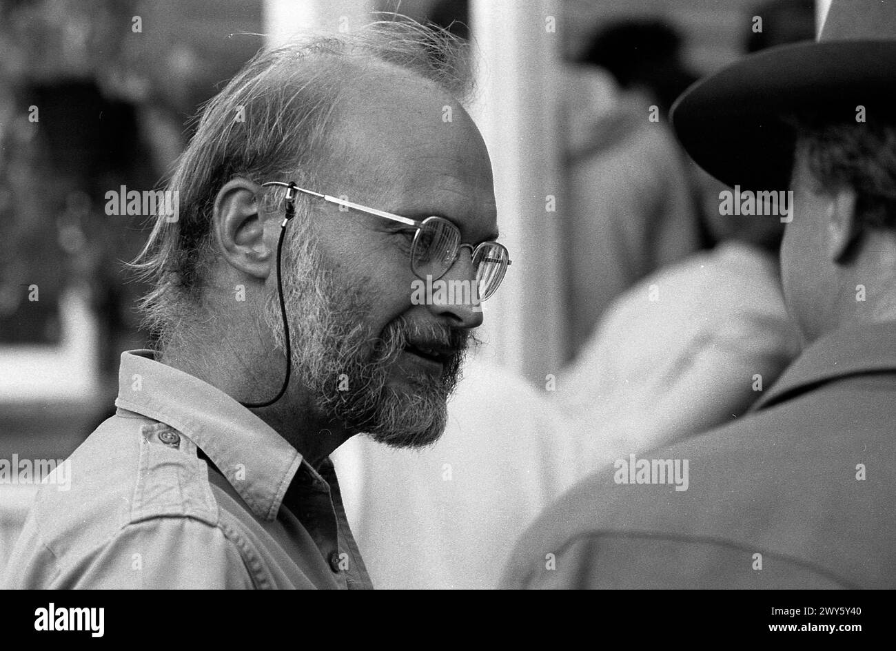 David H. Lyman, directeur des ateliers photographiques du Maine, Rockport, États-Unis, 1982. Banque D'Images