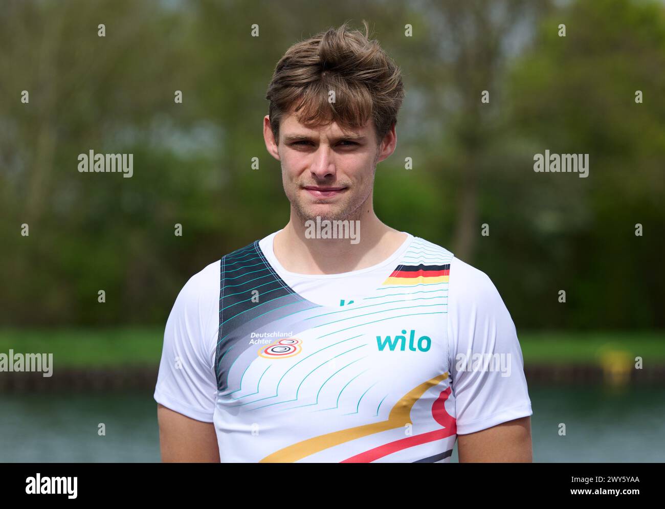 Dortmund, Allemagne. 04th Apr, 2024. Aviron : présentation des huit allemands : suppléant Marc Kammann. Crédit : Bernd Thissen/dpa/Alamy Live News Banque D'Images