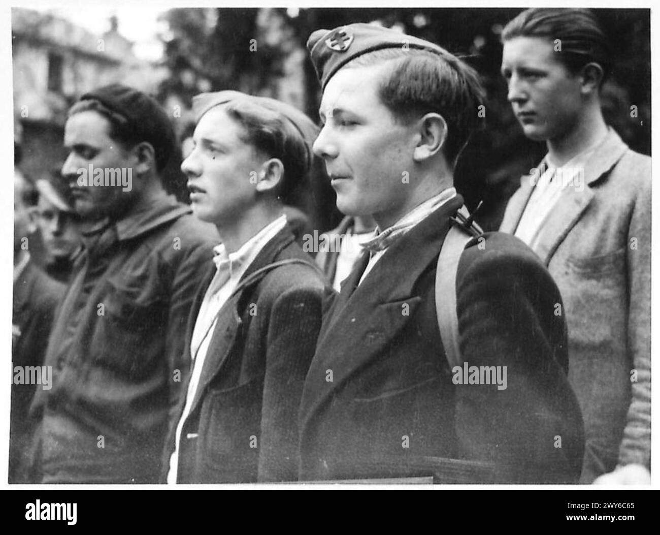 Une nouvelle armée française se forme sur le sol français, comprenant des unités de commando préparant à soutenir les opérations alliées contre les forces allemandes, l'armée britannique, le 21e groupe d'armées. Banque D'Images