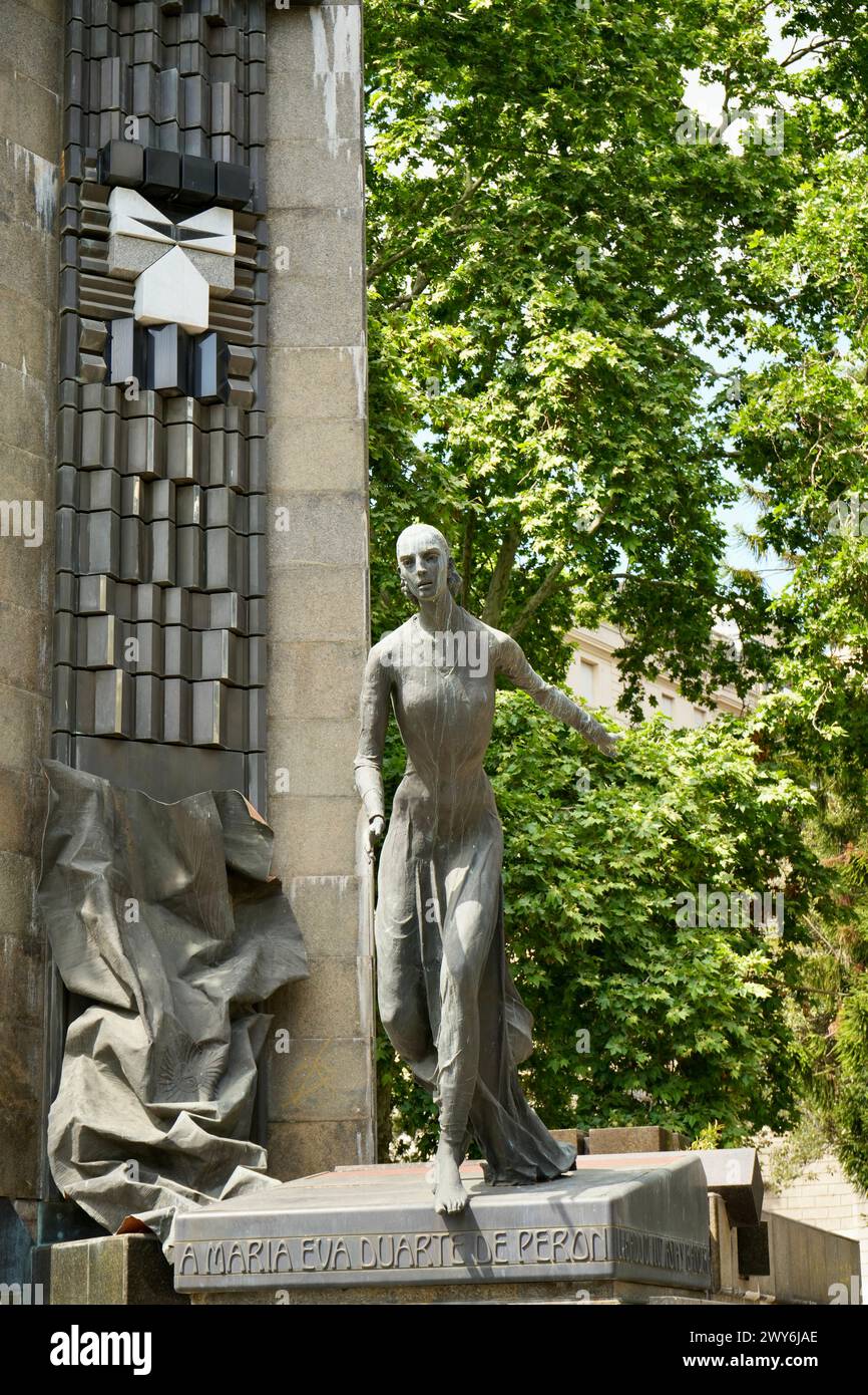 Le Monument à Eva Peron (María Eva Duarte de Perón) (1999). Banque D'Images