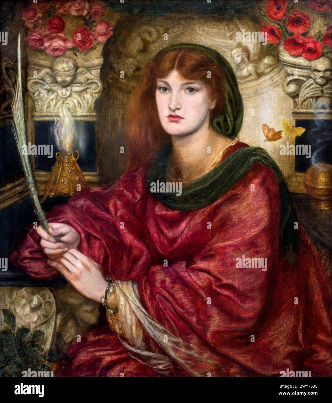 Sibylla Palmifera de Gabriel Dante Rossetti (1828-1882), 1865/70 Banque D'Images