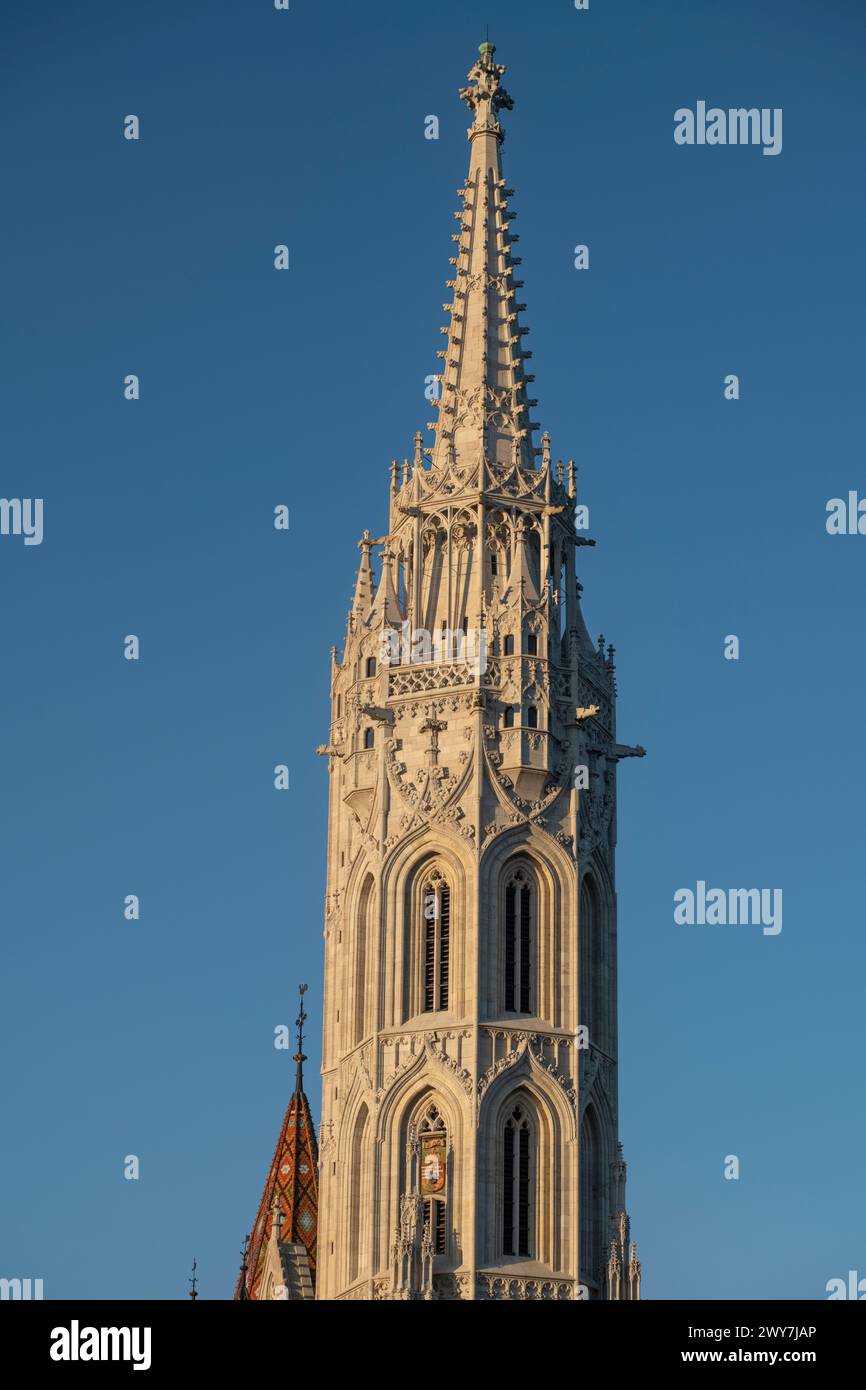 L'église Matthias, Budapest, Hongrie Banque D'Images