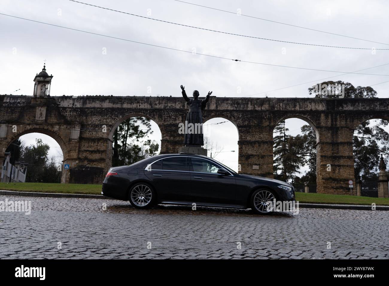 La Mercedes Benz la plus luxueuse, rencontrez Mercedes Benz classe S. Banque D'Images