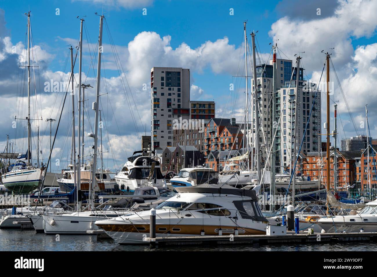 Angleterre Suffolk Ipswich Waterfront Banque D'Images