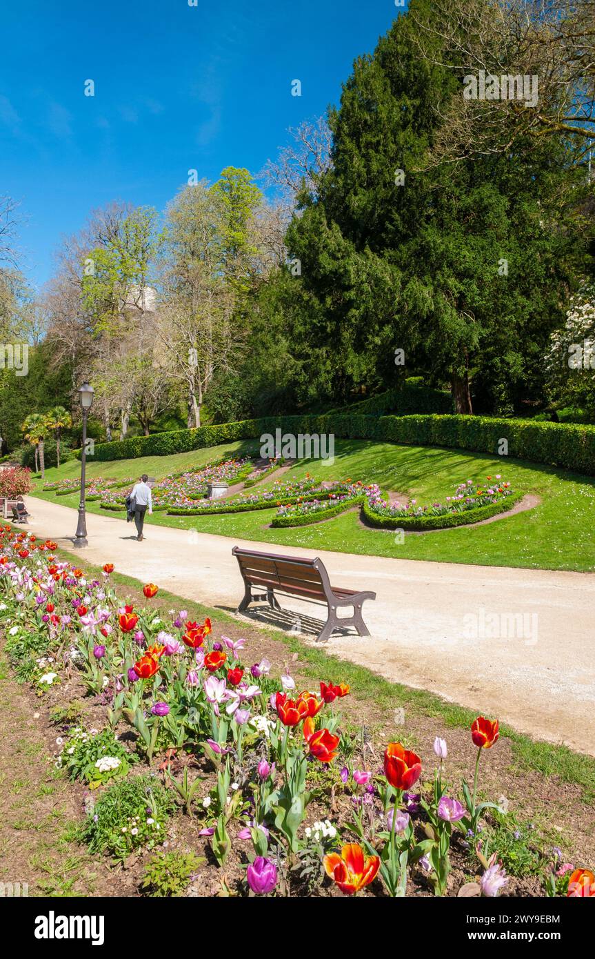 Jardins publics «jardin des plantes», Niort, deux-Sèvres (79), région Nouvelle-Aquitaine, France Banque D'Images