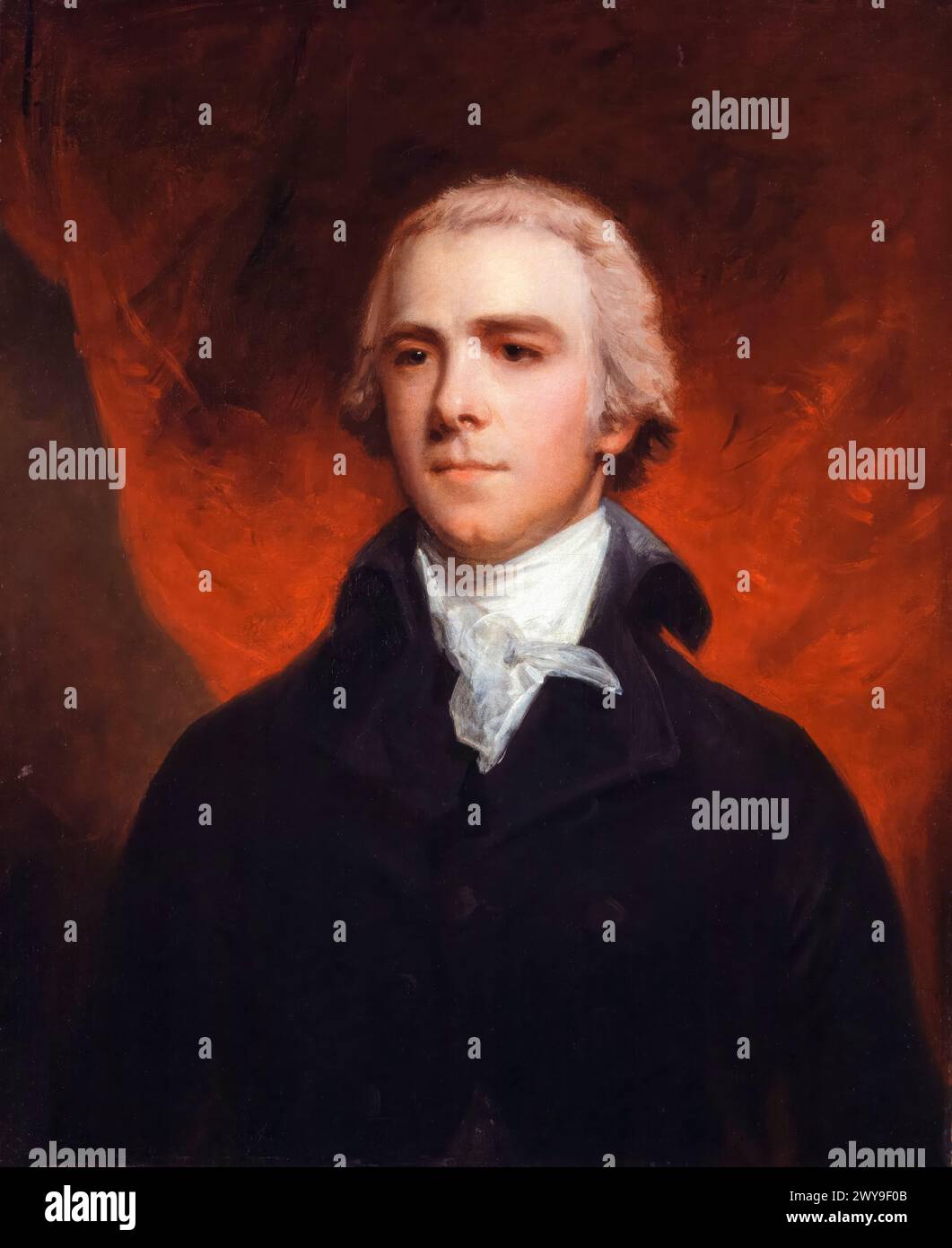 William Grenville, 1er baron Grenville (1759-1834), homme politique conservateur et premier ministre du Royaume-Uni de 1806 à 1807, portrait peint à l'huile sur toile par John Hoppner, vers 1800 Banque D'Images